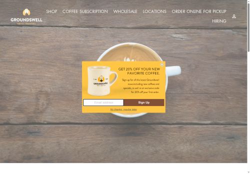 Groundswell Coffee Roasters capture - 2025-05-31 21:11:50