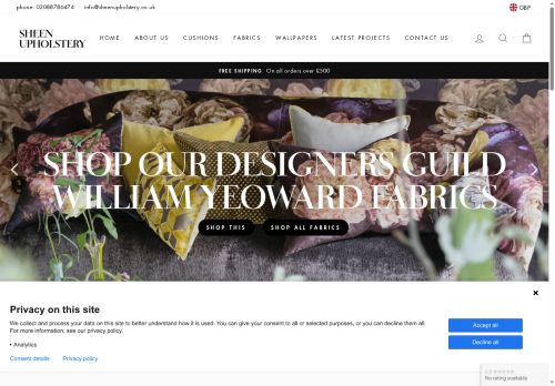 sheenupholstery.com capture - 2025-06-01 00:43:04