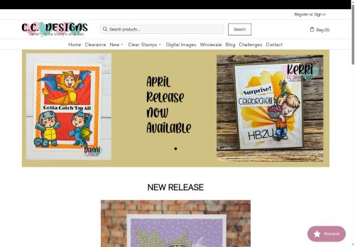 C.C. Designs Rubber Stamps capture - 2025-06-01 01:29:39