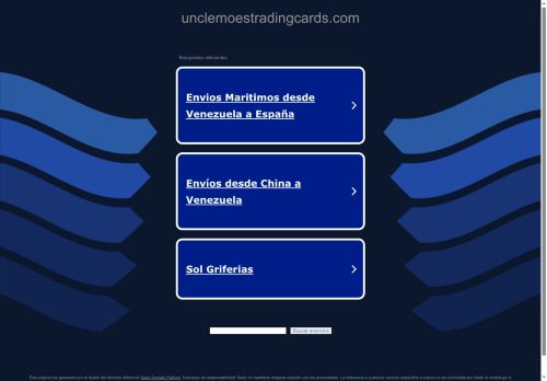 unclemoestradingcards.com capture - 2025-06-01 05:05:28