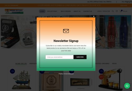 indiandefencesouvenirs.com capture - 2025-06-01 09:31:53
