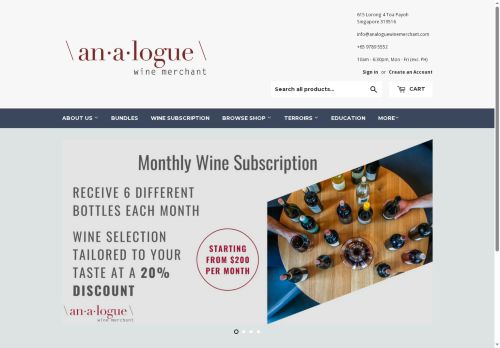 analoguewinemerchant.com capture - 2025-06-01 11:01:39