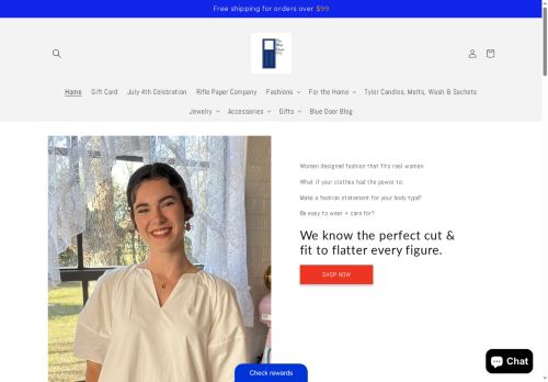 thebluedoorgiftstore.com capture - 2025-06-01 11:43:39