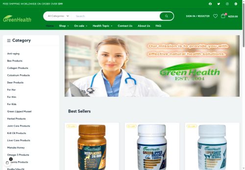 nzgreenhealth.com capture - 2025-06-01 12:17:36