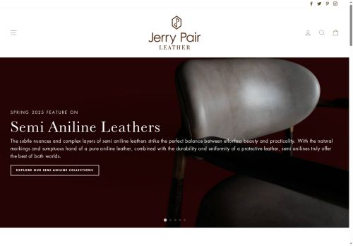 jerrypairleather.com capture - 2025-06-01 12:40:19