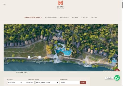 barahijunglelodge.com capture - 2025-06-01 12:59:42