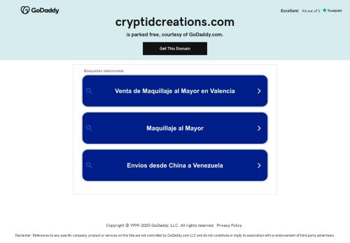 cryptidcreations.com capture - 2025-06-01 13:32:36