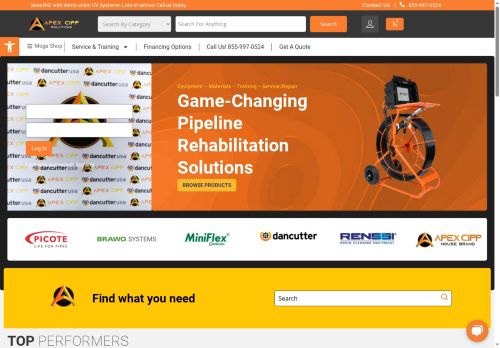 Apex CIPP Solutions capture - 2025-06-01 17:58:53