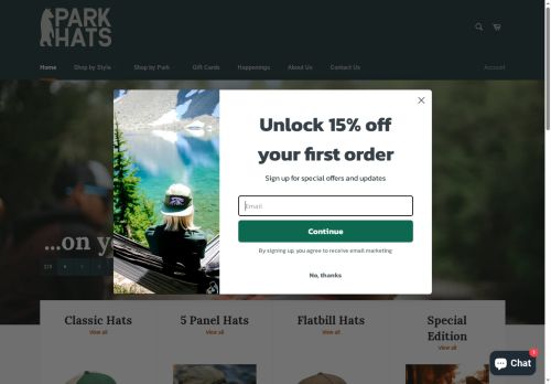 parkhats.com capture - 2025-06-01 18:03:32