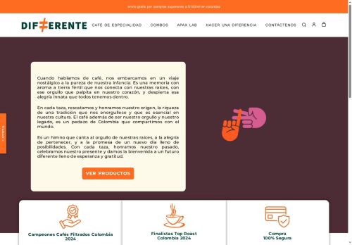 differentecoffee.com capture - 2025-06-01 20:24:59