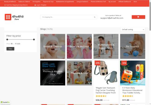 AfroAfrik Store capture - 2025-06-02 03:25:07