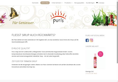 puris-sirup.ch capture - 2025-06-02 05:28:55
