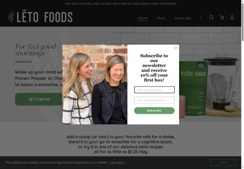 letofoods.com capture - 2025-06-02 07:01:15