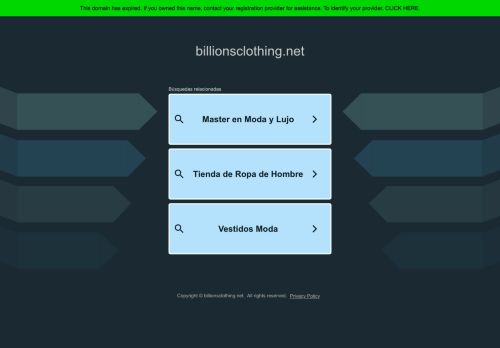 billionsclothing.net capture - 2025-06-02 09:30:40