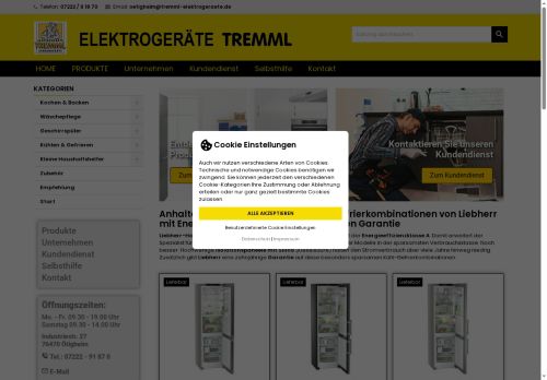 tremml-elektrogeraete.de capture - 2025-06-02 11:10:37