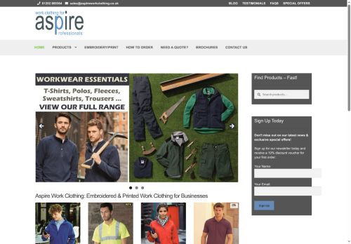 aspireworkclothing.co.uk capture - 2025-06-02 12:29:10