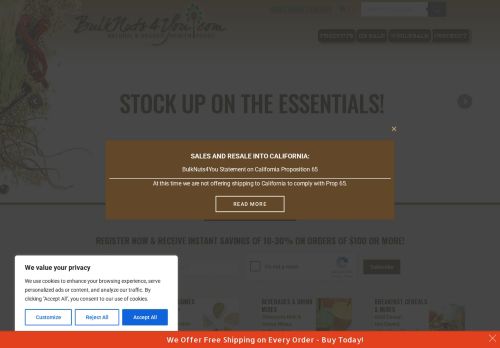 bulknuts4you.com capture - 2025-06-02 13:54:40