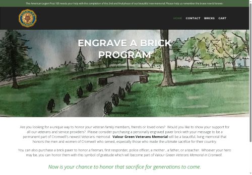 valourgreenveteransmemorial.com capture - 2025-06-02 15:37:39