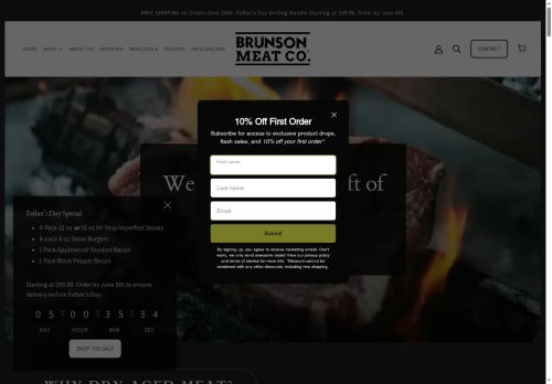 brunsonmeats.com capture - 2025-06-02 19:25:11