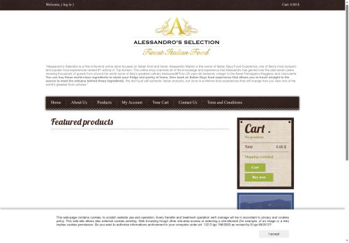 alessandroselection.com capture - 2025-06-02 20:03:12