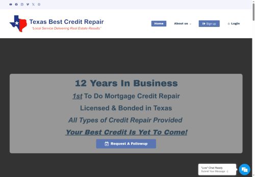 Texas Best Credit Repair capture - 2025-06-02 20:53:16