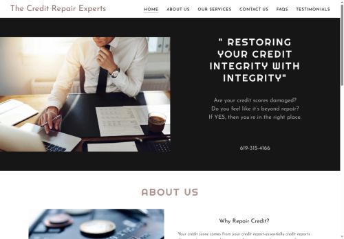 The Credit Repair Experts capture - 2025-06-02 20:59:03