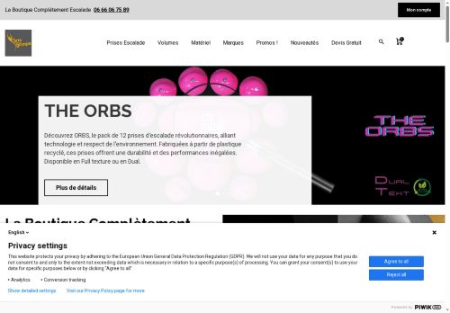 boutique-lesartsdelagrimpe.com capture - 2025-06-02 21:31:11