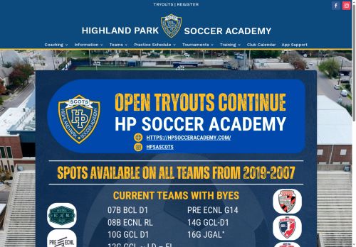 hpsocceracademy.com capture - 2025-06-03 02:18:05