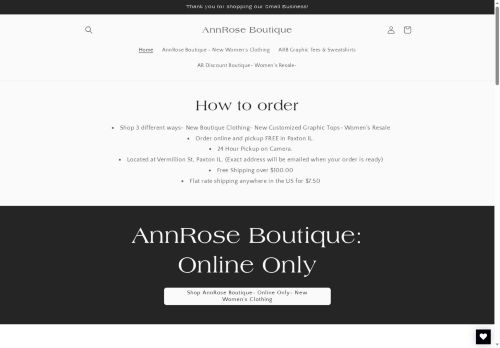 annroseboutique.com capture - 2025-06-03 05:30:02