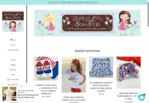 darlinglittlebowshop.com capture - 2025-06-03 05:35:43