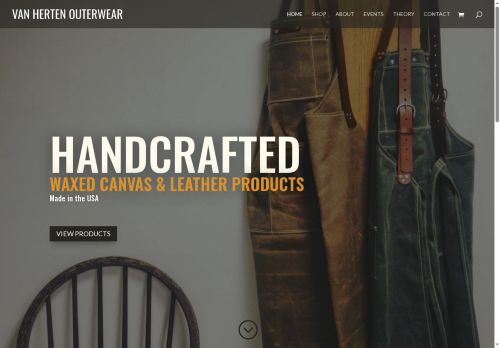 vanhertenouterwear.com capture - 2025-06-03 05:36:35