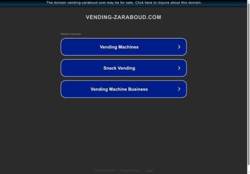 vending-zaraboud.com capture - 2025-06-03 08:30:55