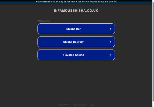 infamousshisha.co.uk capture - 2025-06-03 09:08:05