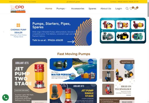 chennaipumpdealer.com capture - 2025-06-03 09:09:37