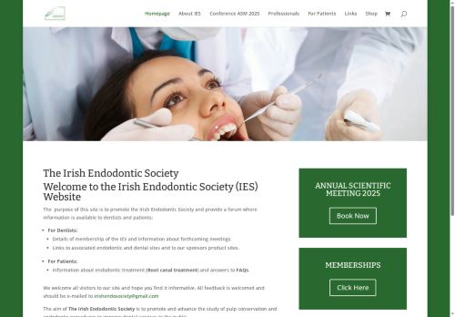 irishendodonticsociety.com capture - 2025-06-03 10:30:13