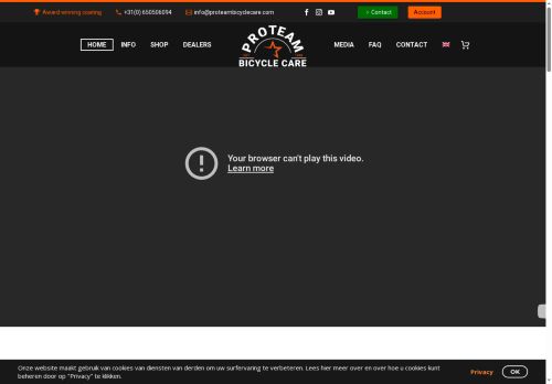 proteambicyclecare.com capture - 2025-06-03 10:45:56