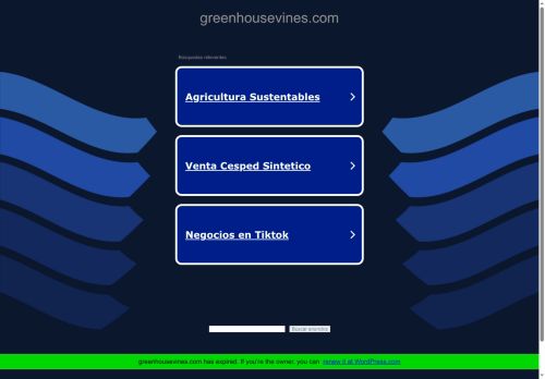 greenhousevines.com capture - 2025-06-03 11:22:47