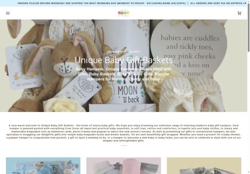 uniquebabygiftbaskets.co.uk capture - 2025-06-03 12:43:11