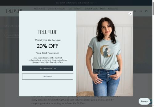 trublueboutique.com capture - 2025-06-03 12:58:52