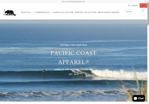 pacificcoastapparel.com capture - 2025-06-03 17:01:35