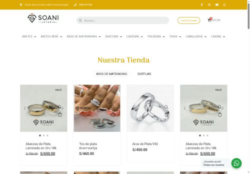 joyeriasoani.com capture - 2025-06-03 17:26:58