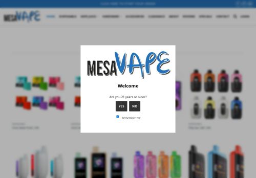 mesavapeandlounge.com capture - 2025-06-03 17:49:45