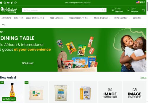 motherlandgroceries.com capture - 2025-06-04 03:19:39