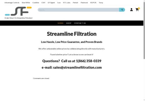 streamlinefiltration.com capture - 2025-06-04 03:45:43