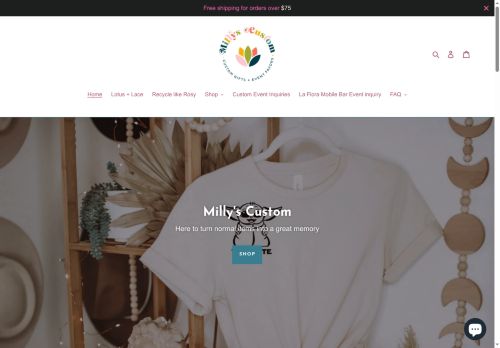 millyscustom.com capture - 2025-06-04 04:04:47