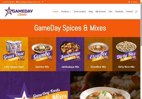 gamedayfoods.net capture - 2025-06-04 06:09:06