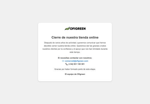 ofigreen.com capture - 2025-06-04 09:59:36