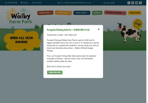 walbyfarmpark.co.uk capture - 2025-06-04 14:57:41