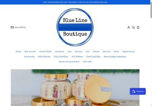 thebluelineboutique.com capture - 2025-06-04 15:59:10