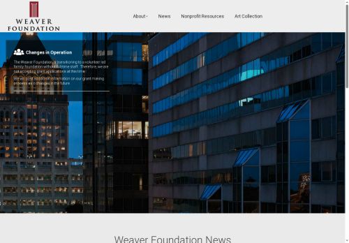 weaverfoundation.com capture - 2025-06-04 21:33:36